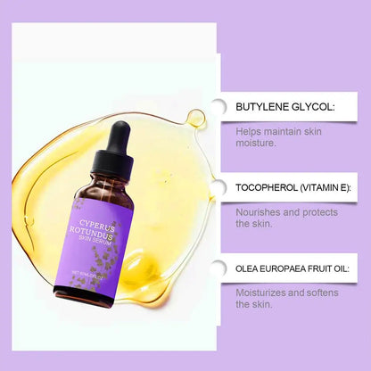 Cyperus Rotundus Skin Serum Natural Hair Removal Oil Non-Irritating Safe Women Body Hair Removal Liquid Hair Growth Inhibitor